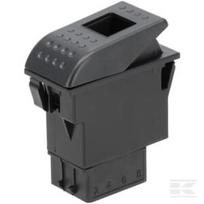 Svirtinis jungiklis (I)-0-II 8 kontaktų apšvietimo funkcija su lempute SW10029KR