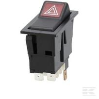 Svirtinis jungiklis I-0 12V 7 kontaktų avariniai signalai SW10037KR
