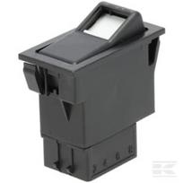 Svirtinis jungiklis II+I-0 išjungti/įjungti/įjungti 12/24V 7 kontaktų orientacinis apšvietimas su lempute SW10030KR