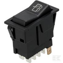 Svirtinis jungiklis I-0-(II) įjungti/įjungti/momentinis 12V 8 kontaktų galinis lango apiplovimas ir valytuvas SW10044KR