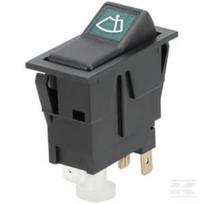 Svirtinis jungiklis I-0-II įjungti/įjungti/įjungti 12V 4 kontaktų priekinio stiklo valytuvas SW10048KR