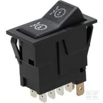 Svirtinis jungiklis I-0-II įjungti/įjungti/įjungti 12V 8 kontaktų transmisijos jautrumo dviejų žingsnių reguliavimas SW10051KR