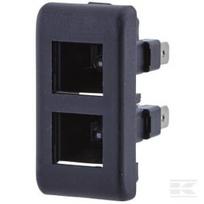 Dviguba įspėjamoji lemputė 12V 2AA713628021