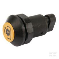 Mygtukas PTO apvalus geltonas 11901001PN