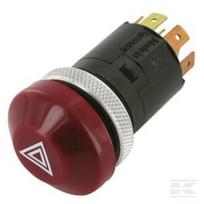 Avarinių šviesų jungiklis mygtukinis 12V halogeninis su lempute 6HF003916011