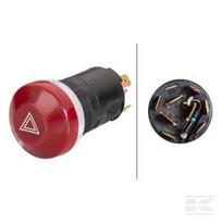 Avarinių šviesų jungiklis mygtukinis 12V halogeninis su lempute 6HF003916031