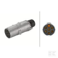 Kištukas 7 kontaktų DIN/ISO 1185, menteliniai kontaktai, metalinis 8JA003831011