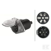 Lizdas 7 kontaktų metalinis, menteliniai kontaktai 8JB003833011