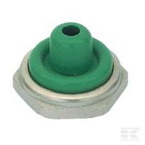 Jungiklio dangtelis pusinis žalias 12mm U11513