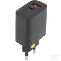 230V USB A+ C įkroviklis 30W (EU) 230VUSBEU