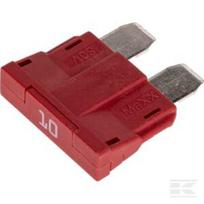 Standartinis peilinis saugiklis 80V 10A raudonas (10 vnt.) Kramp FS1810KR
