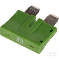 Standartinis peilinis saugiklis 80V 30A žalias (10 vnt.) Kramp FS1830KR