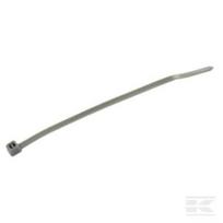 Kabelių rišiklis 2.5x100 mm, pilkas, 100 vnt. TRB25100GREY