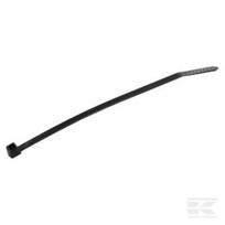 Kabelių rišiklis 7,6 x 370 mm, FW, juodas, 100 vnt. TR01FW76370BLA