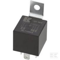 Mini relė 12V, dvigubo kontakto, 2x20A, su laikikliu RL1122A3