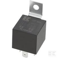 Mini relė 24V, normaliai atvira, 20A, su rezistoriumi, su laikikliu RL124A3R