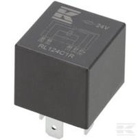 Mini relė 24V, perjungimo, 30A/40A, su rezistoriumi, be laikiklio RL124C1R