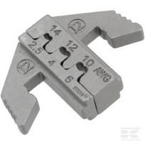 Užspaudimo matricų rinkinys izoliuotiems kampiniams (flag) antgaliams (0.5-2.5 mm²) LAT2000A4KR