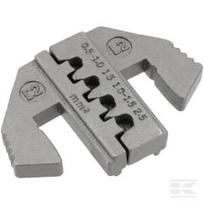 Užspaudimo matricų rinkinys moteriškiems JT (0.12-2.5 mm²) ir ST (0.2-2.5 mm²) antgaliams LAT2000L2KR
