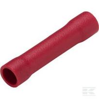 Sujungimo mova (butt), raudona, A serija, 0.5-1mm², blisteris (100x), Hella 8KW044280003