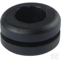 Kabelio įvorė, 6x9.3x2mm, atvira iš 2 pusių KB2205