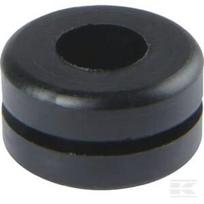 Kabelio įvorė, 11x12x4mm, atvira iš 2 pusių KB2208