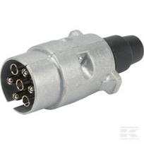 Kištukas 7 kontaktų metalinis 12V LA403012