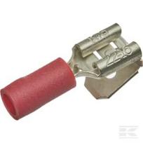 Peilinis „piggy back“ gnybtas moteriškas/vyriškas, raudonas, 0.5-1mm² 6.4x0.8mm (100 vnt.) LA9130CKR