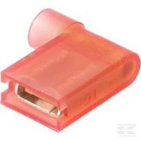 Peilinis gnybtas, moteriškas, raudonas, 0.5-1mm² 6.3x0.8mm (100 vnt.), Kramp LA9092KR