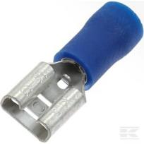 Peilinis gnybtas, moteriškas, mėlynas, 1.5-2.5mm² 6.3x0.8mm (100 vnt.) LA9015CKR