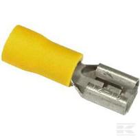 Peilinis gnybtas, moteriškas, geltonas, 4-6mm² 6.4mm (10 vnt.) Vapormatic VLC2442
