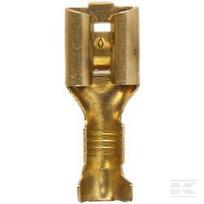 Peilinis gnybtas, moteriškas, gintarinis, 2.5mm² 6.3mm 1440000042