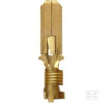 Peilinis gnybtas, vyriškas, gintarinis, 2.5mm² 6.3mm 1440000022
