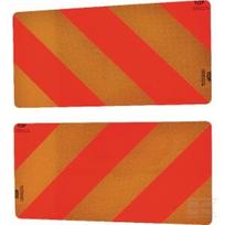 Avarinių ženklų komplektas iš 2 vnt. aliuminio 562x282x2 mm WB5642822IT