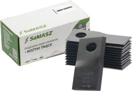 Šienapjovės peilių komplektas, 12 vnt., kairysis (LH), 110 × 49 × 4 mm, 16485