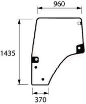 Durų stiklas 001687430N