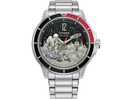 Citizen Eco-Drive Mickey Mouse Astronaut Luminous Function Mens Watch (Black) - Collaboration model between Disney imported from overseas.