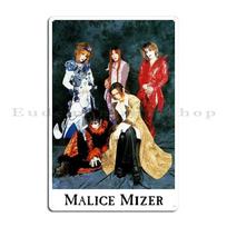 Malice Mizer Au Revoir J Rock Visual Kei Japonijos Grupė Metaliniai Ženklai Sienų Dekoras Individualus Plakatas Šalis Garažas Skardinis Ženklas Plakatas 20x30cm