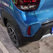 Renault Dacia SPRING Purvasaugiai Automobilio Aksesuarai Priekiniai Galiniai Purvasaugiai Apsaugos Nabraukos Plokštelė Automobilio Purvo Atmušėjas juoda
