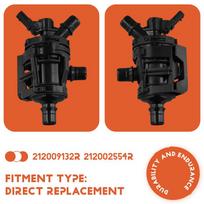 Patvarus-212009132R 212002554R Automobilio variklio termostato korpusas Nissan Qashqai J11 MK2 juoda