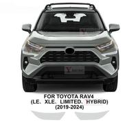 Skirta Toyota RAV4 Hybrid XA50 -2024 2 vnt. Automobilio priekinių žibintų apsauginė plėvelė Skaidri Dūminė Juoda TPU Lipdukas Transparent