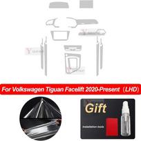 Skirta VW Tiguan Facelift -2025 Automobilio Salono Centrinės Konsolės Skaidri TPU Apsauginė Plėvelė Anti-scratch Lipdukas Left Hand Drive