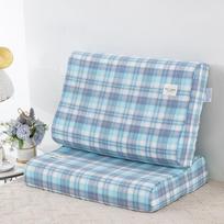 Latekso pagalvės užvalkalas - Visvilna, skalbtas, dryžuotas, languotas, vaikams ir suaugusiems, grynos medvilnės užvalkalas 30*50cm Pillowcase Only