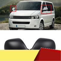 VW Transporter T5 T5.1 T6 Dešiniojo galinio vaizdo veidrodžio korpuso pakeitimas Veidrodžio dangteliai 7E1857528F 7E1857528G Matinė juoda-M53K Matte Black Right