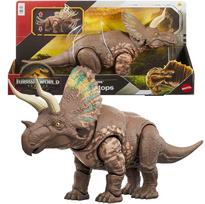 Žaislinis dinozauras su judinama uodega „Eotriceratops” 35,5 cm, Jurassic World, JGB93