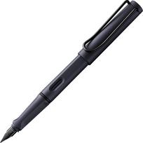 Lamy Plunksnakotis Safari, M plunksna, juodas, plienas