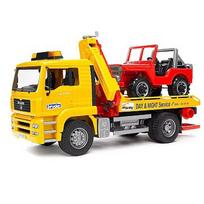 Bruder Tow truck with cross country vehicle MAN TGA  BR-02750