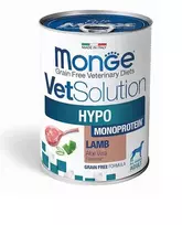 Monge VetSolution Dog Wet Hypo Mono Lamb konservai šunims, 6x400 g