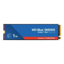 SSD|SANDISK|600xTBW rating|MTBF 1750000 h|Read speed 7100MB/s|Write speed 6700MB/s|NVMe Yes|PCI Express 4.0|M.2|1000GB|POWERED BY SANDISK|Blue SN5100|WDS100T5B0E-00CPE0