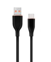 GEMBIRD Premium silicon Type-C USB charging and data cable 1.5m black